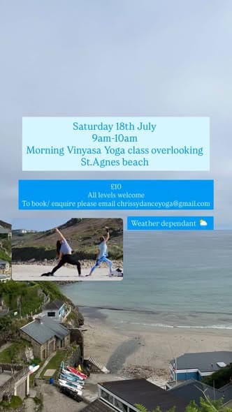 Banner image for Morning Vinyasa Yoga Class above St. Agnes Beach